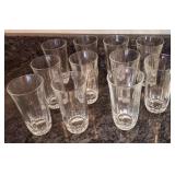 11 water glasses