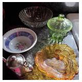 5 pc Misc Candy Dishes, Bowls, Items