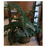 Artificial Plant in wicker flower pot