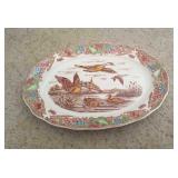 18" platter - duck motif