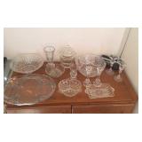 Crystal glassware  - 13+  pieces