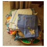 Linens & picnic supplies