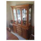 Tell City hard rock maple hutch