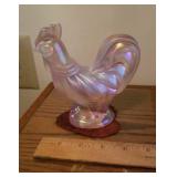 Pink satin Fenton chicken