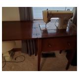 Riccar Sewing Machine with drop leaf cabinet