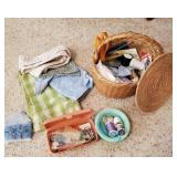 Miscellaneous Sewing Basket