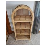 Wicker 4 Shelf