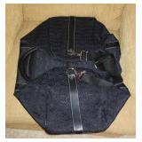 Black Coach duffel bag