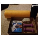 Exercise items-weights, etc.