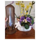 2 Wall Candle Decor, White Bird Decor