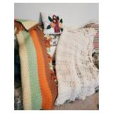 Knitted Blankets & Pillow