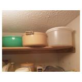 Tupperware and other storage containers