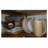 Pitchers, trays, storage containers