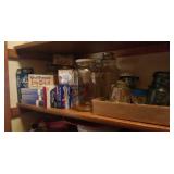 Canning jars, wax, oven bags, etc.