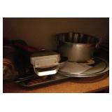 Baking and cooking items, trays, & more