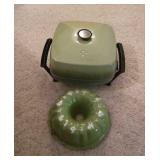 Electric frying pan & bundt pan