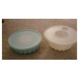2 Tupperware molds