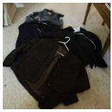 4 assorted jackets, vests, etc.