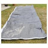 Used Black Tarp 11x14, flower pots, sump pump