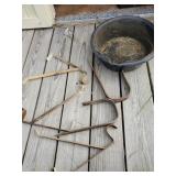 metal shelf hooks oil pan  , drain pipes, pvc