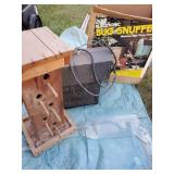 Electronic Bug Snuffer, Wooden Bird Feeder