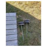 2 Extra Wheels for Grass Seeders