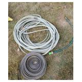 2 Garden Hoses & Hose Piece
