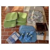 Cushions, placemats, Napkins, Napkin Holder,