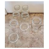 8 Small Mouth Ball Quart Size Canning Jars