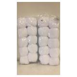 2 pks indoor snowballs 20 total