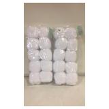 2 pks indoor snowballs 20 total
