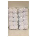 2 pks indoor snowballs 20 total
