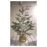Snow covered tree (24 in tall)