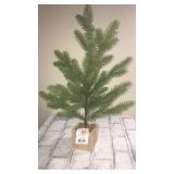 Fake evergreen tree (18 inches tall)