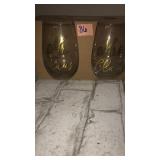 Mr. and Mrs. Claus wine glasses