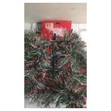 Holiday tinsel Garland 10 feet