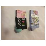 2 Pair Girls Socks- JOJO and FROZEN