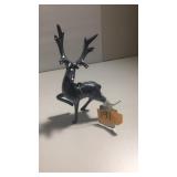 Plastic deer tree ornament