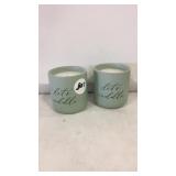 2 warning ginger scented candles