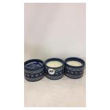 3 winter skye scented candles