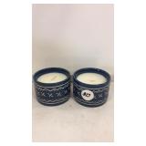 2 winter skye scented candles