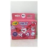 Crayola string of hearts craft kit