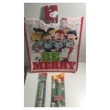 Peanuts lot- Includes ink pen, pencils, and bag
