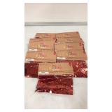 9 pks red glitter 0.7 oz ea
