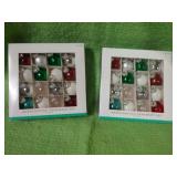 HANDCRAFTED ORNAMENT SETS - 2 PACKS OF 16 EACH