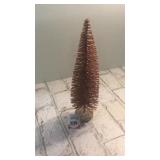 Holiday bottle brush tree