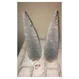 2 set Holiday bottle brush trees
