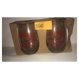 Marry & Bright Holiday wine glasses (2 count)