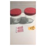 Holiday gift baking jars