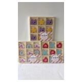 3 sets wooden tic-tac-toe games